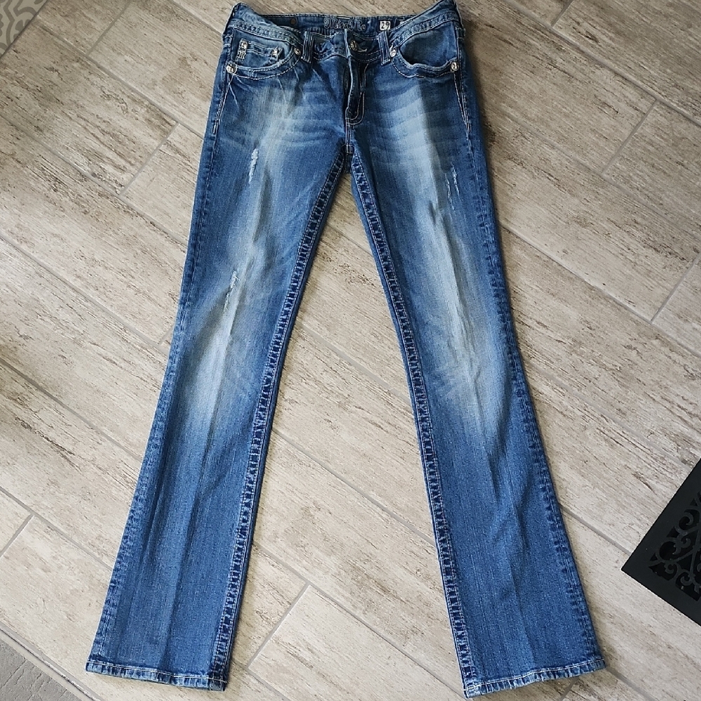 Miss Me Women's Boot Cut Jeans - 35 Inch Inseam
